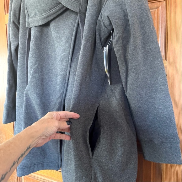 NWT Zella Amazing Cozy Wrap Jacket charcoal heather 3X - Picture 5 of 12